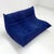 Royal Blue 2-Seater Togo Sofa by Michel Ducaroy for Ligne Roset, 1970s For Sale - Image 6 of 13