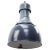 Industrial Vintage Industrial Blue Enamel Factory Pendant Light For Sale - Image 3 of 5