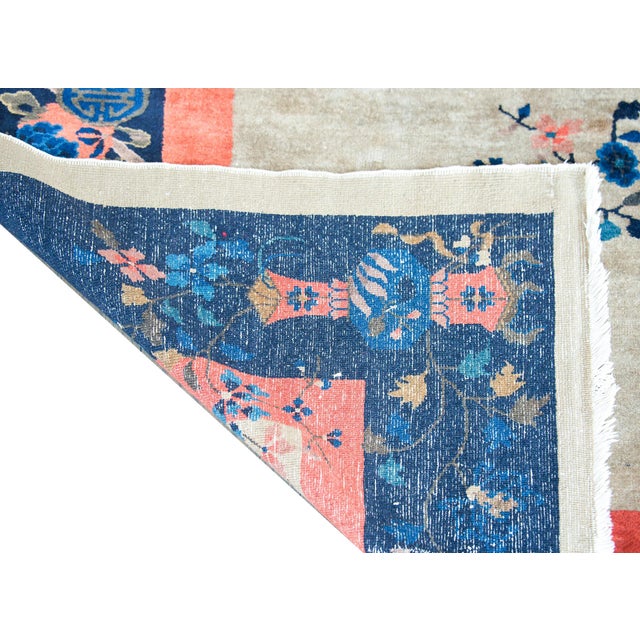 Chinese Early 20th Century Chinese Feti Rug For Sale - Image 3 of 14