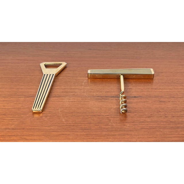Mid-Century Modern Metal Corkscrew and Bottler Opener, 1960s, Set of 2 For Sale - Image 9 of 9