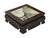 Square Dream Stone Inlaid Rosewood Foo Dog Lions Motif Display Stand For Sale - Image 4 of 7