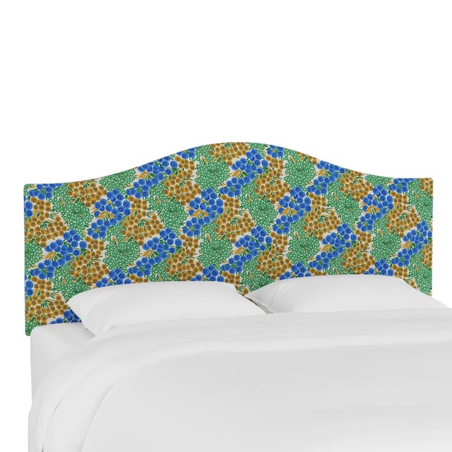 Kenmore Headboard in Blue Citrine Loiret, Twin For Sale