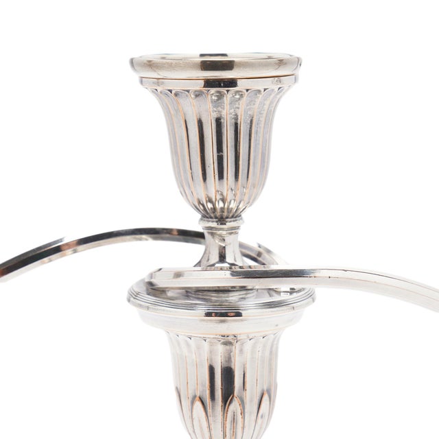 Pair of George III Old Sheffield Plate Three-Light Candelabra, Circa 1780-90 For Sale - Image 10 of 13