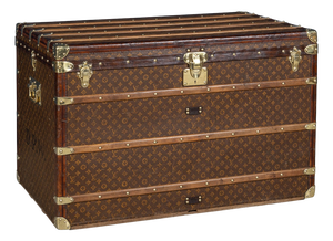 20th Century Malle Haute Trunk in Monogram Canvas from Louis Vuitton, France, 1910