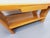 Wood Vintage Brutalist Rectangular Coffee Table in Elm with Drawer, 1970s For Sale - Image 7 of 18