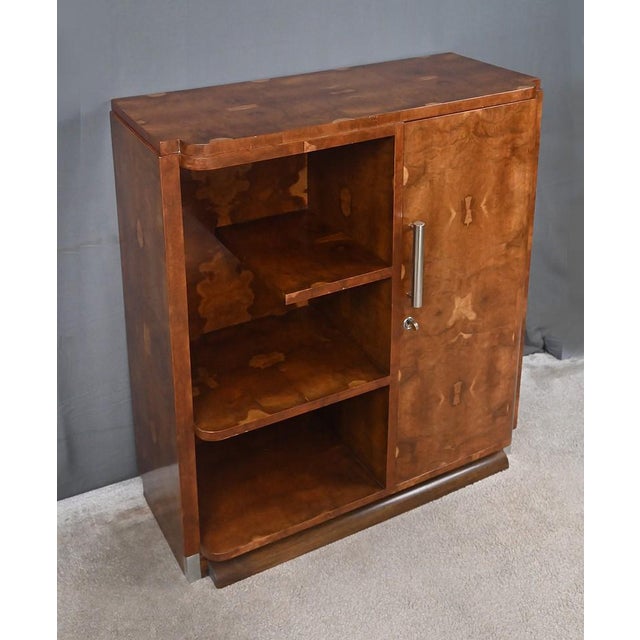 Art Deco Bibus in Elm Burl Veneer, 1920s For Sale - Image 14 of 18