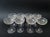 Crystal Champagne Glasses, 1890s, Set of 8, in Flawless conditions. Designed 1890 to 1919