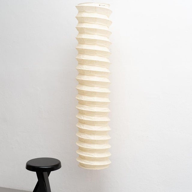 White Akari Ceiling Lamp 31n attributed to Isamu Noguchi, 1990s For Sale - Image 8 of 13