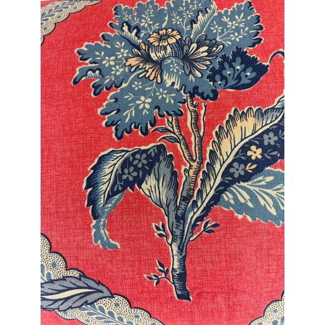 Vintage Brunschwig & Fils French Country Cotton Print Pillows/ Pair For Sale In Philadelphia - Image 6 of 10