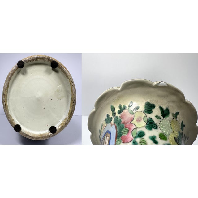Chinese Famille Rose Baluster Vase: 19th Century Qing Dynasty For Sale - Image 9 of 10
