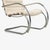 Ivory Custom Knoll Mr Lounge Chairs in Wool by Ludwig Mies Van Der Rohe, Pair For Sale - Image 8 of 11
