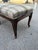 White Newly Upholstered Plaid French Bench For Sale - Image 8 of 11