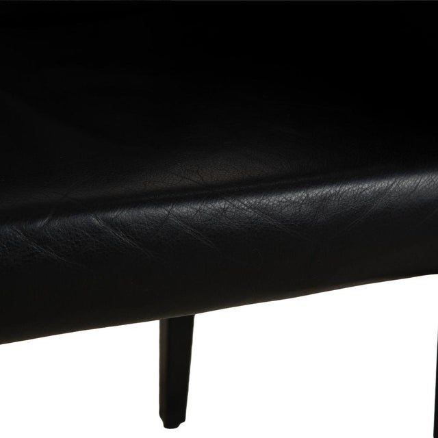 Modern Chairs in Black Leather from Werther, Set of 6 For Sale - Image 3 of 12