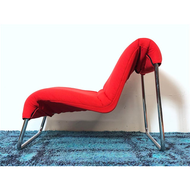 1960s Due Cavalli Lounge Chair by Jonathan De Pas & Paolo Lomazzi for Driade, Italy, 1969 For Sale - Image 5 of 15