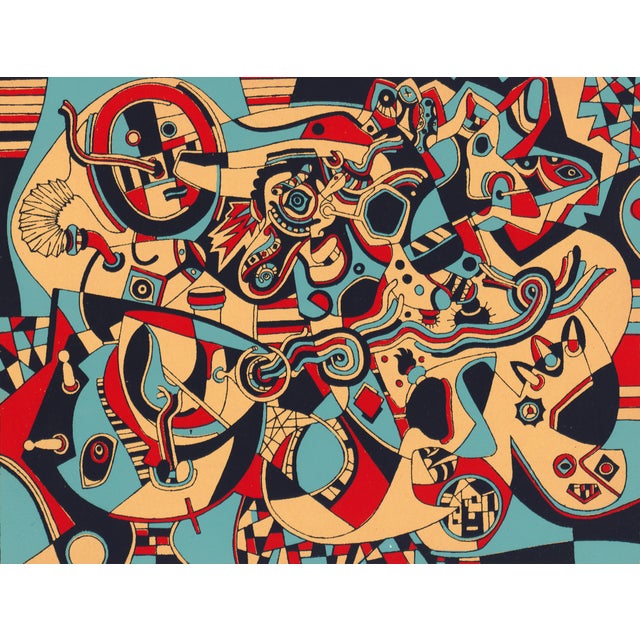 Original silkscreen print by Steve Wheeler from the limited edition of 513 monograph "Hello Steve" published in 1947. Each...