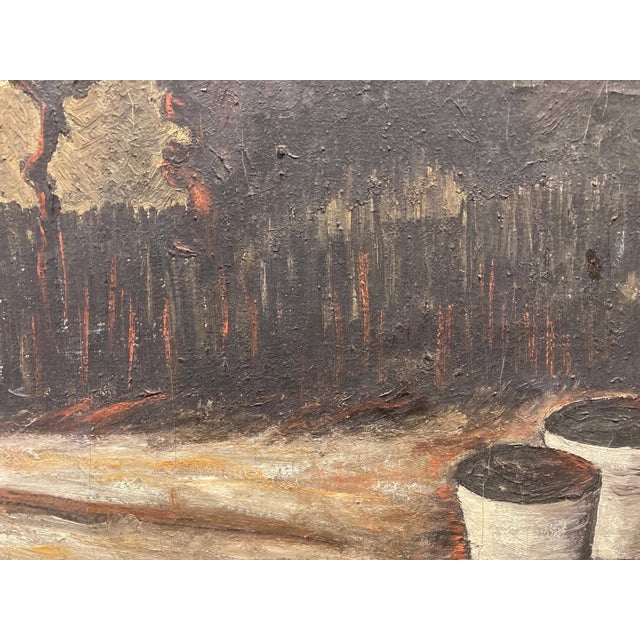 The last of a group of paintings we purchased from a dealer in Ukraine years ago - this one turned up but we no longer...