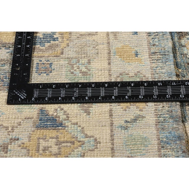 Vintage Modern Turkish Oushak Rug - 08'04 X 10'01 For Sale In Dallas - Image 6 of 9