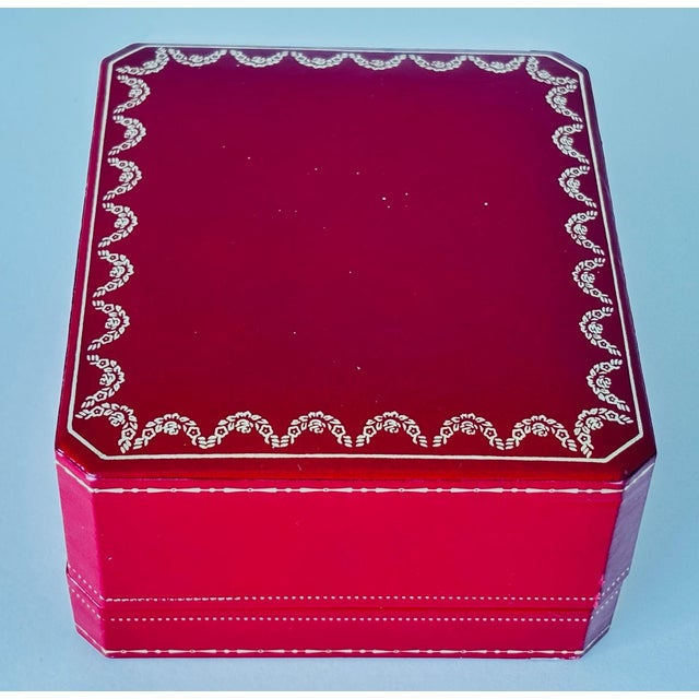 Cartier Colisee Art Deco 24k Gold-Plated Travel Desk Clock, 1990s For Sale - Image 14 of 14