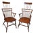Pair Curtis Products Comb Back Windsor Armchair Solid Maple Ashburnham Ma 1950s For Sale