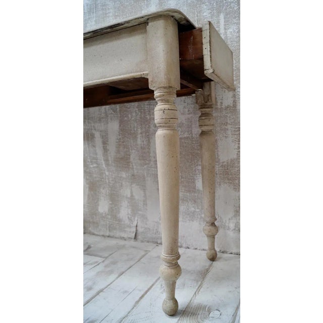 Victorian Painted Mahogany Hall Table For Sale - Image 4 of 11