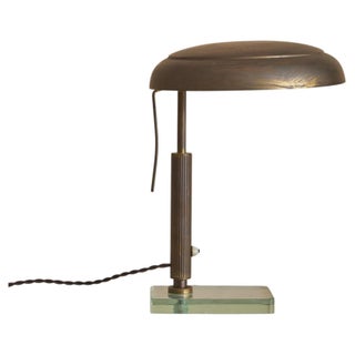 1940s Italian Modernist Table Lamp Attributed to Pietro Chiesa for Fontana Arte For Sale