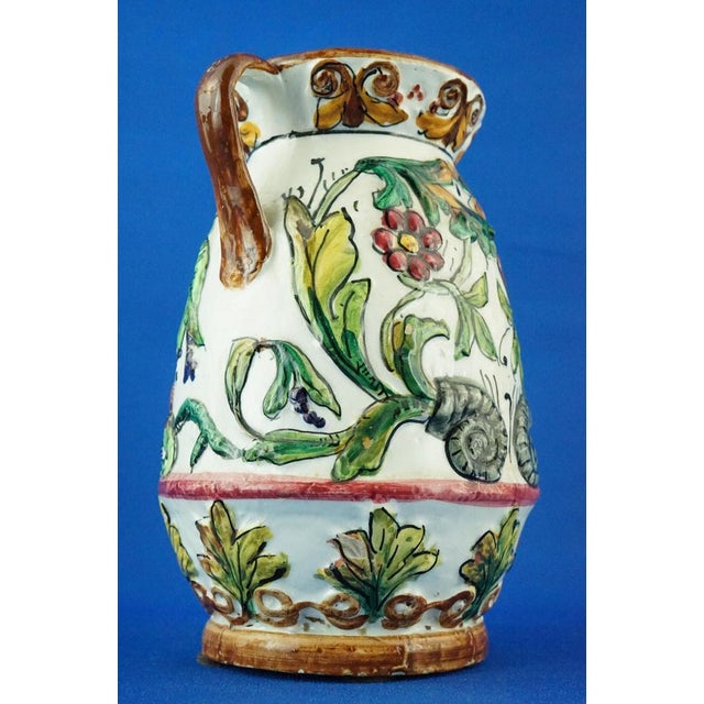 1920s 20th Century Ceramic Vase by the Civita Castellana Factory, Italy, 1920s For Sale - Image 5 of 18