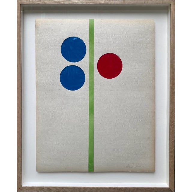 Albert Chubac, Composition, 1960s-1970s, Plastic, Framed For Sale - Image 6 of 6