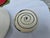 Vintage Ceramic Hamburger Coaster Set With Saucer - 8 pcs For Sale - Image 9 of 14
