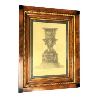 Giovanni Battista Piranesi Urn Etching in Frame For Sale