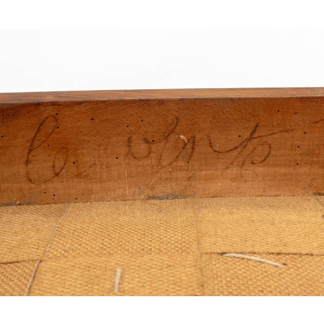 Louis Philippe Walnut Upholstered Fauteuils, Pair For Sale - Image 11 of 11