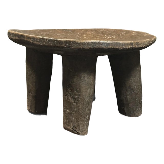 Antique Hand Carved African Senufo Stool For Sale