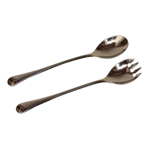 Vintage Italian Silver Plate Salad Servers / Tongs