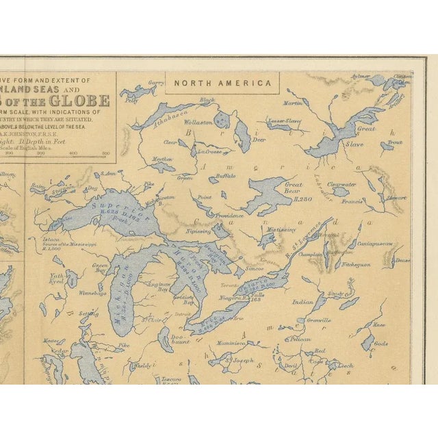 Map of the Lakes of the Globe, 1856 For Sale - Image 3 of 10