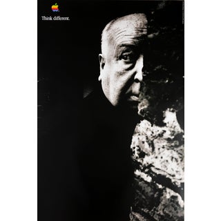 Apple Alfred Hitchcock Poster For Sale