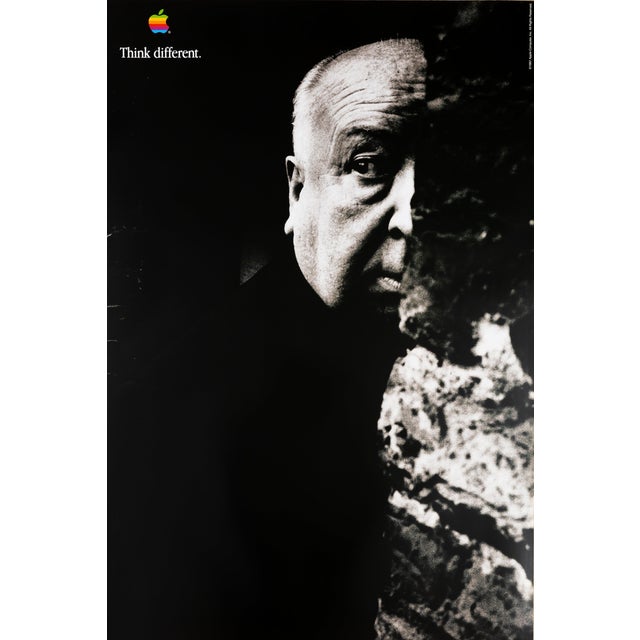 Apple Alfred Hitchcock Poster For Sale
