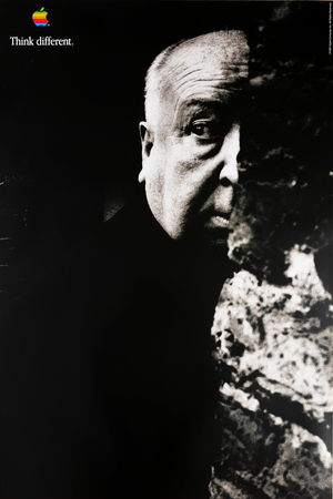 Apple Alfred Hitchcock Poster