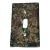 1970s Artisan Signed Ceramic Vintage Switch Plate For Sale