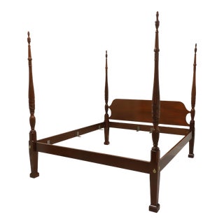 Councill Mahogany Four Poster King Rice Bed For Sale