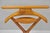 Vintage Fratelli Reguitti Italian X-Form Beech Wood Gentleman's Clothing Valet For Sale In Philadelphia - Image 6 of 17