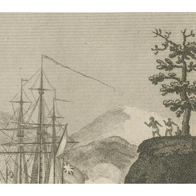 Cooke, The Standoff at Tahiti with Captain Wallis, 1801, Engraving For Sale - Image 4 of 7