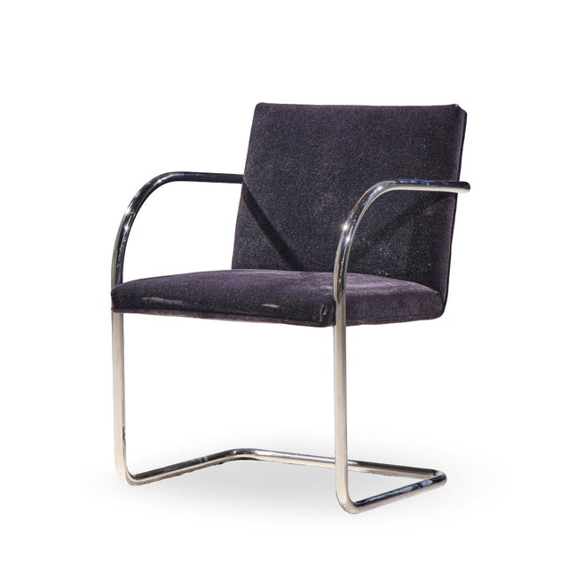 Brueton Brno Mid Century Chrome Dining Chairs - Set of 8 For Sale In Chicago - Image 6 of 10