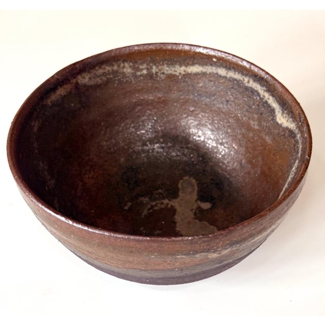 Glazed Ceramic Bowl Chawan Toshiko Takaezu For Sale - Image 4 of 16