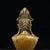 1970s Vintage Gilt Bronze Guanyin Bust | Chinese Buddhist Altar Sculpture With Crowned Amitabha For Sale - Image 5 of 10