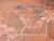 Vintage Chinese Asian Bamboo Side Table Plant Stand Red Chinoiserie Top For Sale - Image 14 of 15