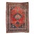 Antique with Medallion and Variations of Strawberry Field Rug 9.2 x 12.2 For Sale