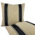 Kravet Brown Woven Textured With Greek Key Ribbon Embellished Pillow Cover For Sale - Image 4 of 8