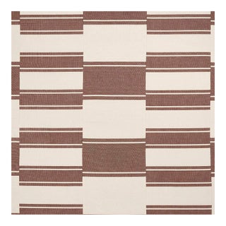 Schumacher Nomad Fabric in Rust For Sale