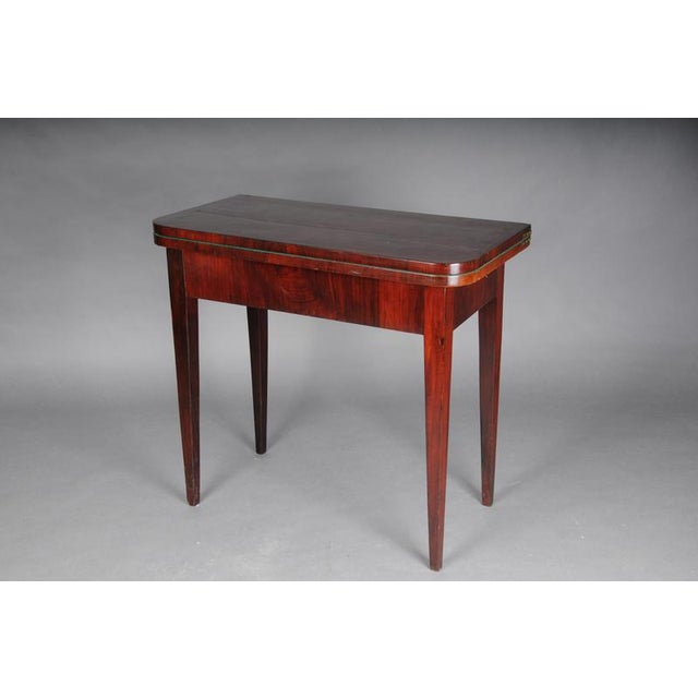 English Console Table in Mahogany For Sale - Image 3 of 12