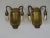 Antique Art Nouveau Brass Wall Lights, Set of 2 For Sale - Image 4 of 18