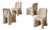 Dalila Beige Outdoor Chairs by Gaetano Pesce for Cassina, Set of 4 For Sale